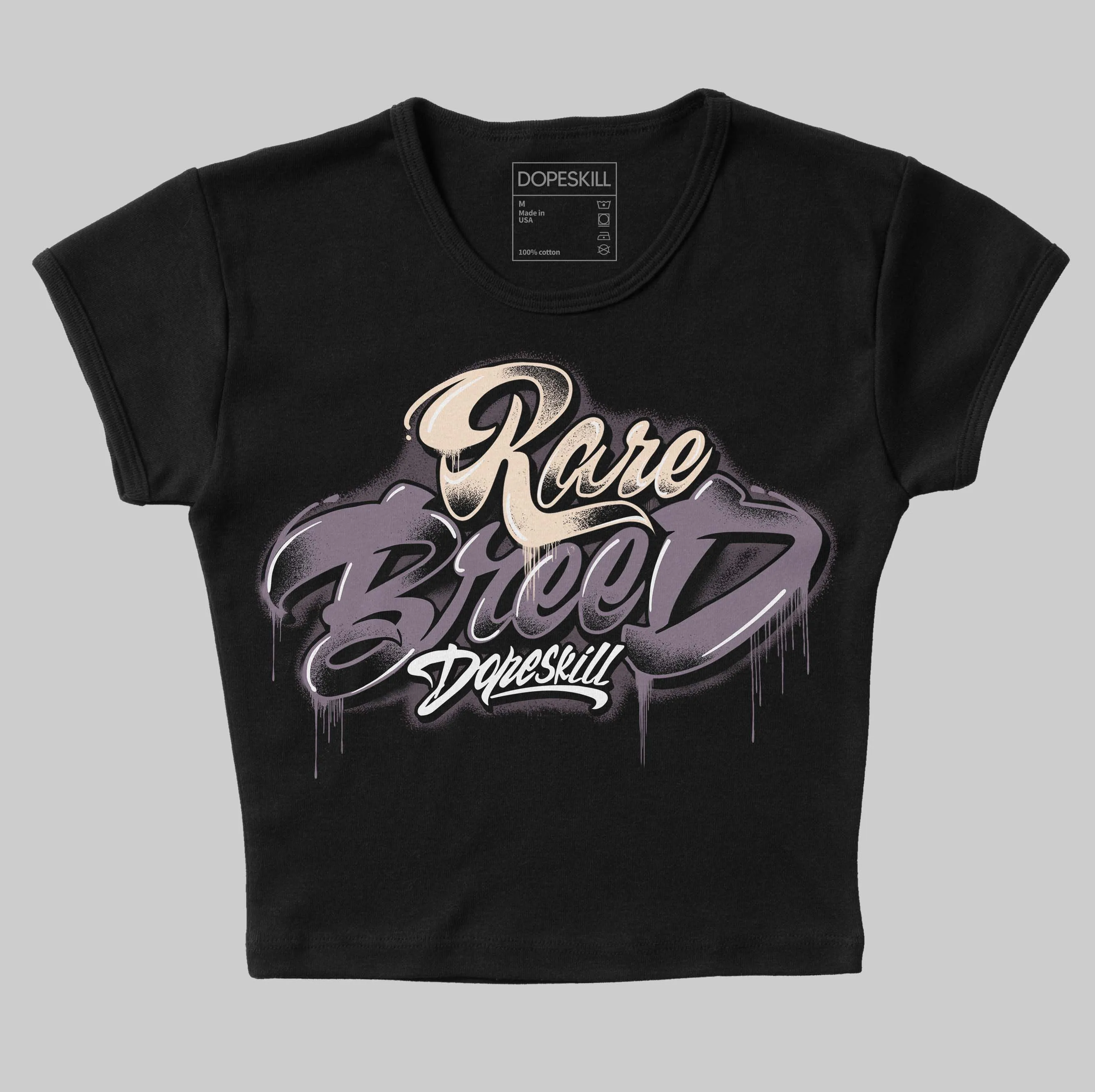 Violet Ore 3s DopeSkill Women's Crop Top Rare Breed Type Graphic sold by DopeSkill product image thumbnail 2