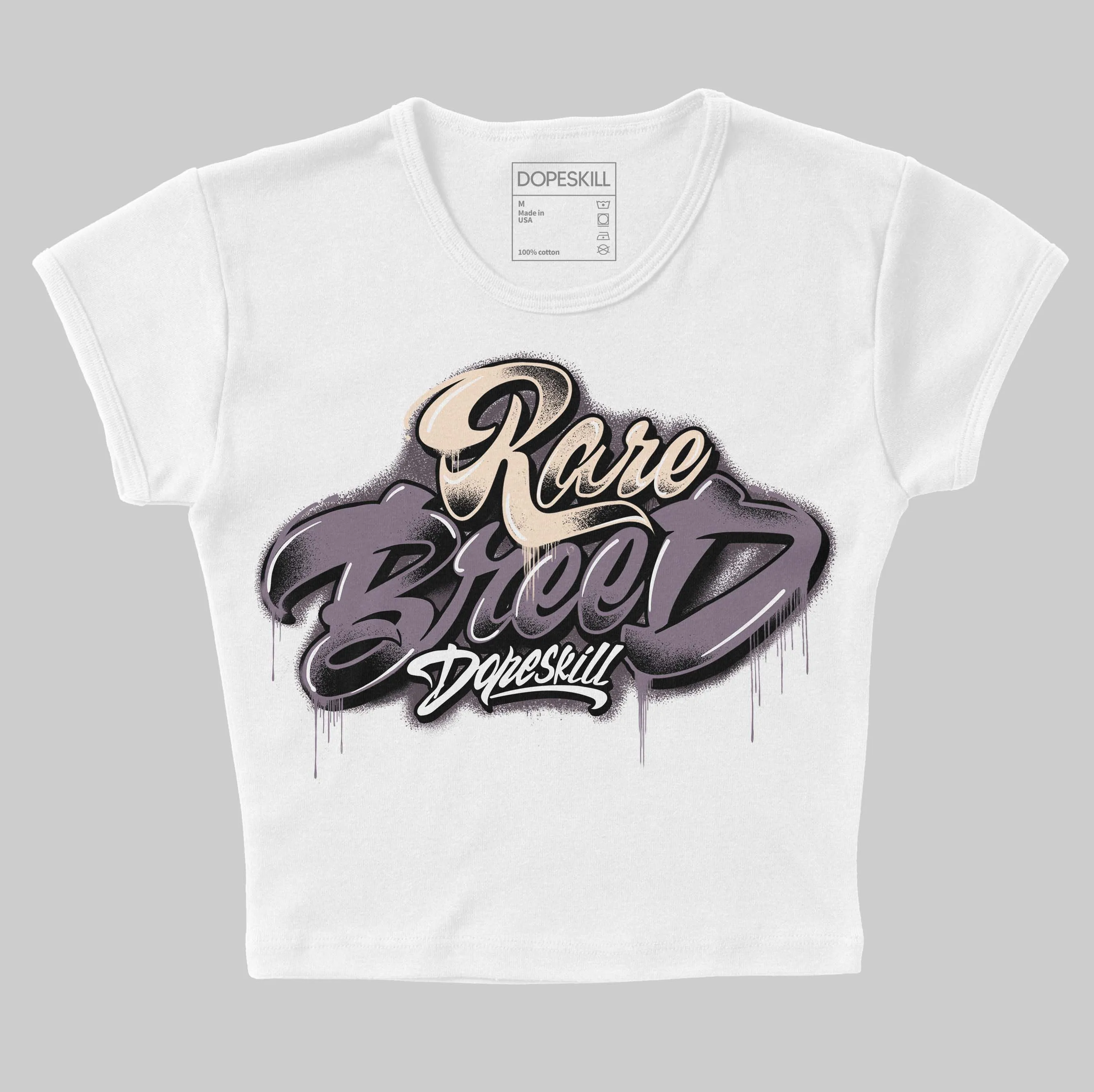 Violet Ore 3s DopeSkill Women's Crop Top Rare Breed Type Graphic sold by DopeSkill