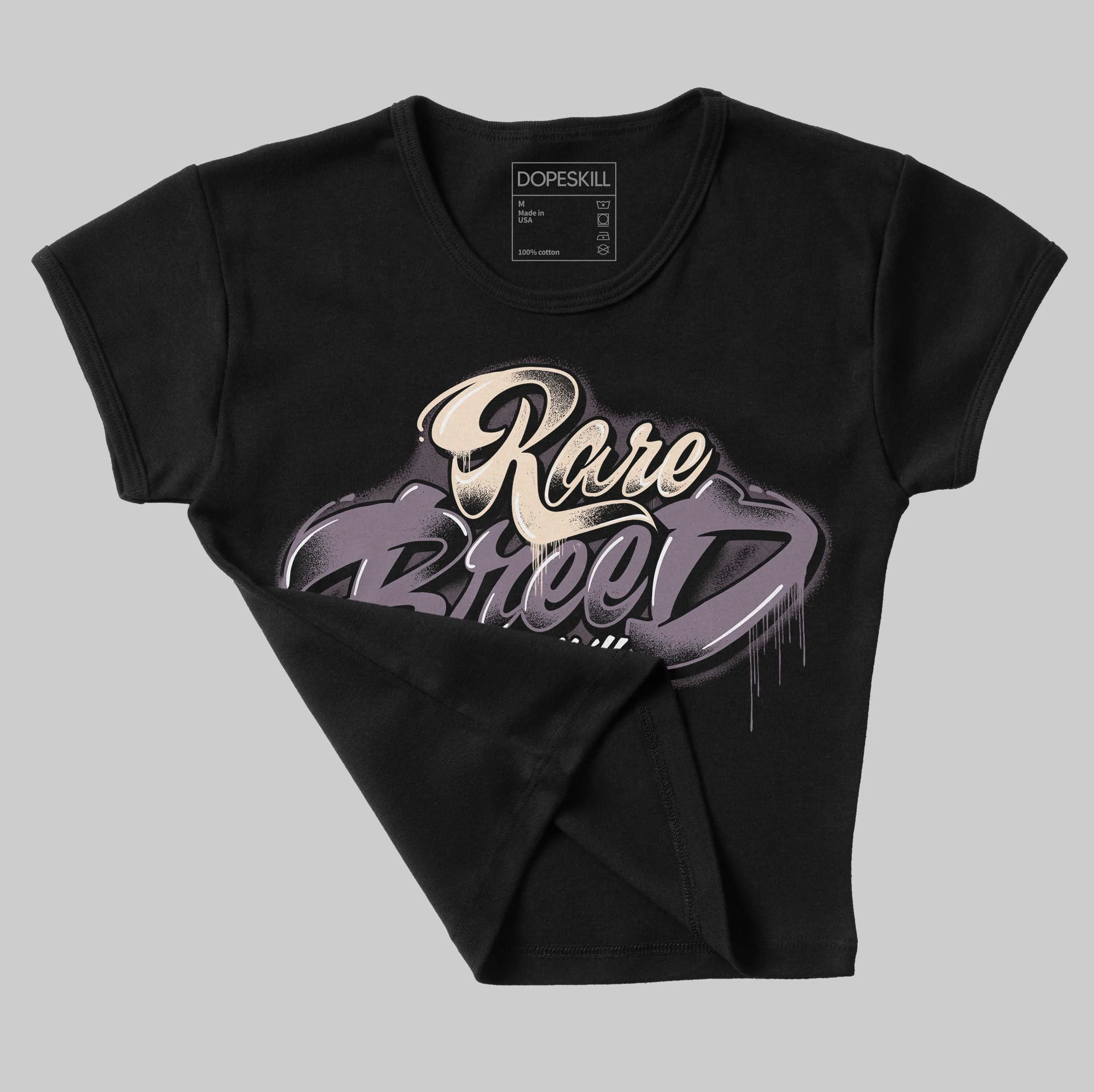 Violet Ore 3s DopeSkill Women's Crop Top Rare Breed Type Graphic sold by DopeSkill product image thumbnail 4