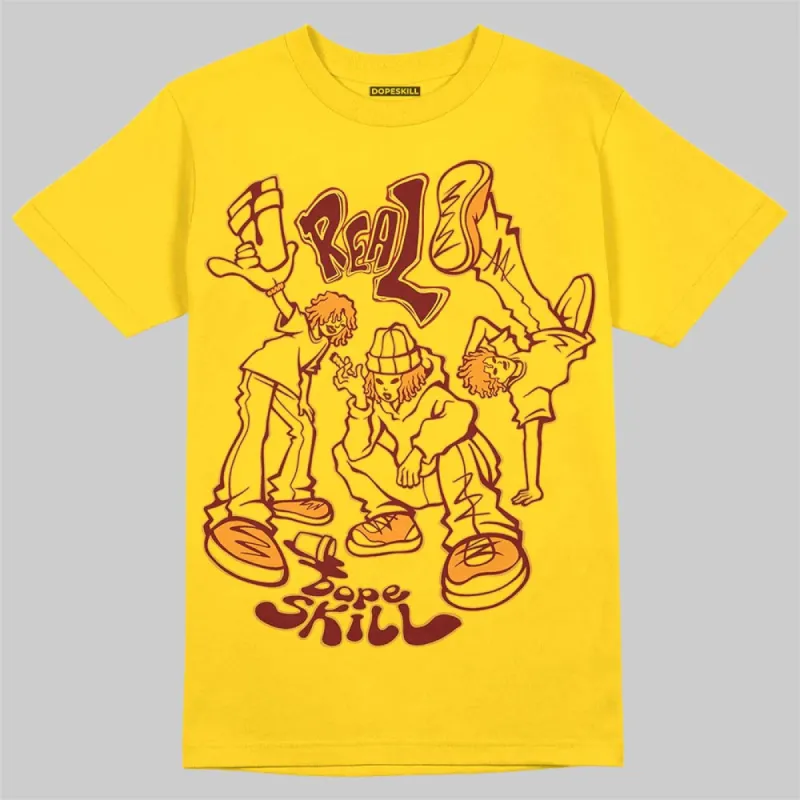 Yellow Collection DopeSkill Gold T-shirt Real Y2K Players Graphic sold by DopeSkill