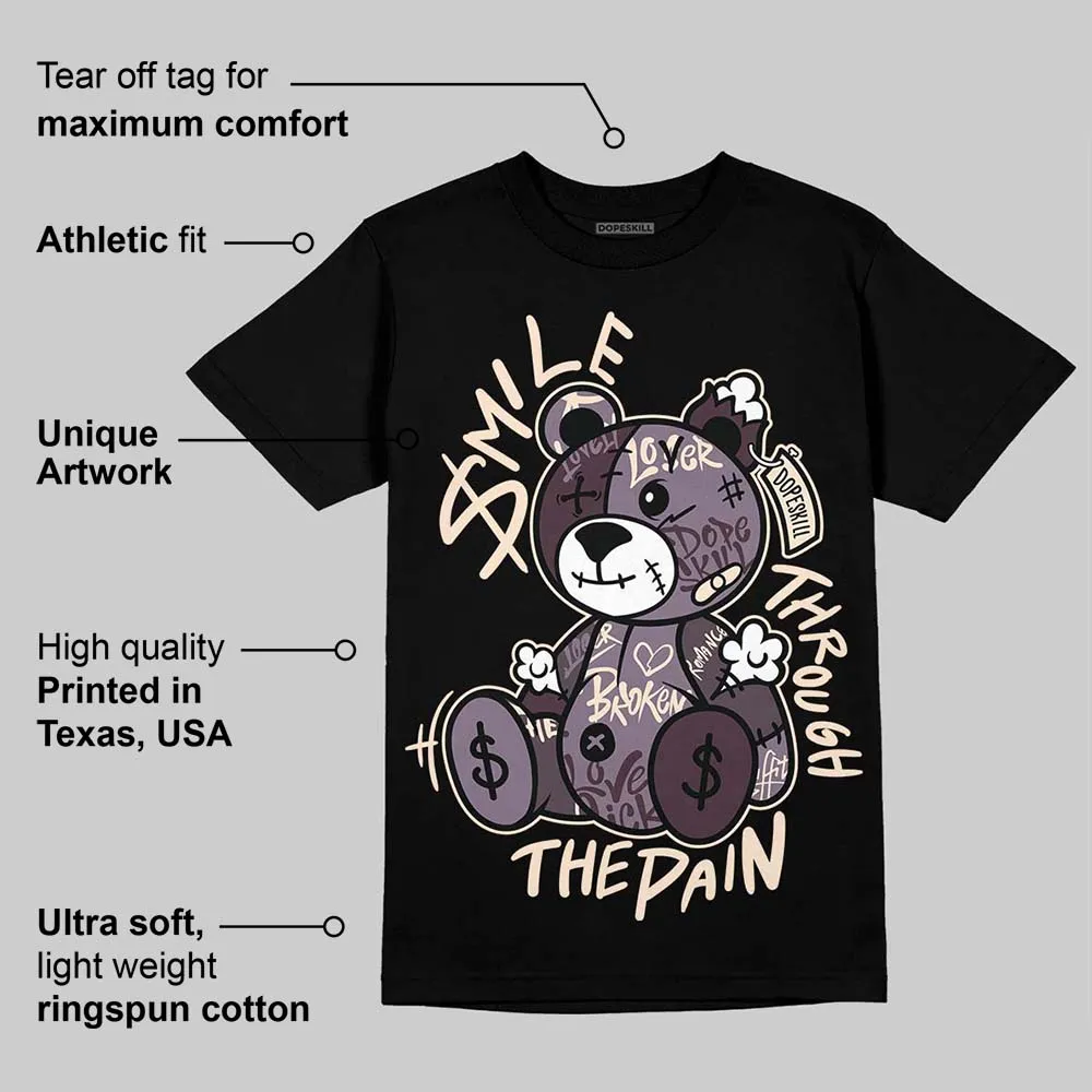 Violet Ore 3s DopeSkill T-Shirt Smile Through The Pain Graphic sold by DopeSkill product image thumbnail 3