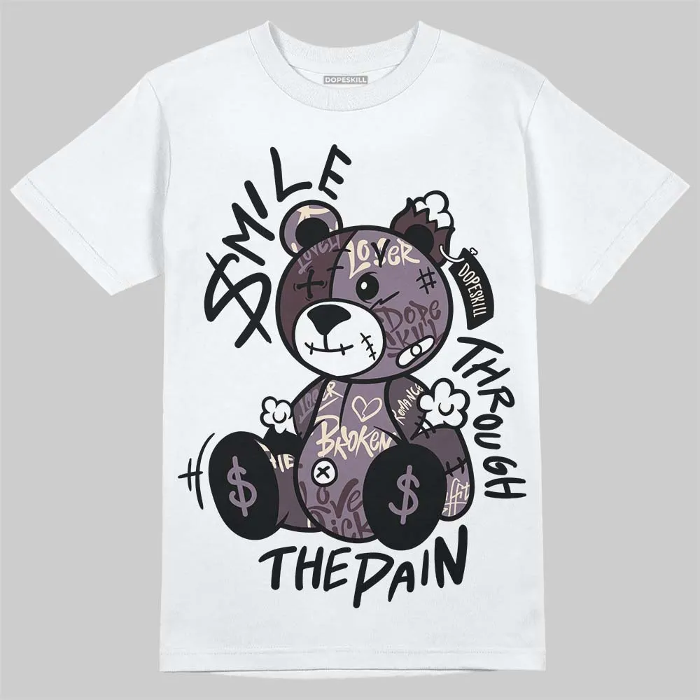Violet Ore 3s DopeSkill T-Shirt Smile Through The Pain Graphic sold by DopeSkill product image thumbnail 2