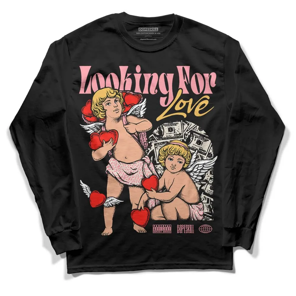 Red Stardust 3s DopeSkill Long Sleeve T-Shirt Looking For Love Graphic sold by DopeSkill product image thumbnail 2