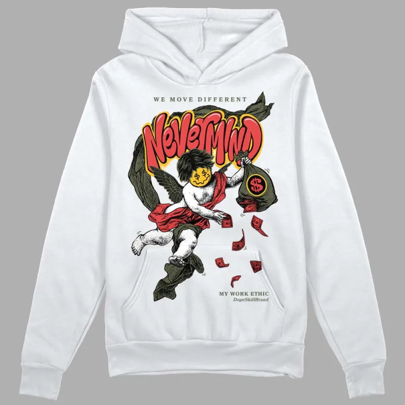 Dunk Mystic Red Cargo Khaki DopeSkill Hoodie Sweatshirt Nevermind Graphic sold by DopeSkill