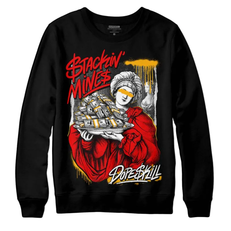 Red Collection DopeSkill Sweatshirt Stackin Mines Graphic sold by DopeSkill