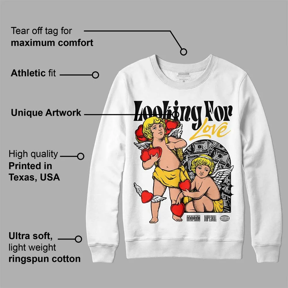 Vivid Sulfur 4s DopeSkill Sweatshirt Looking For Love Graphic sold by DopeSkill product image thumbnail 3