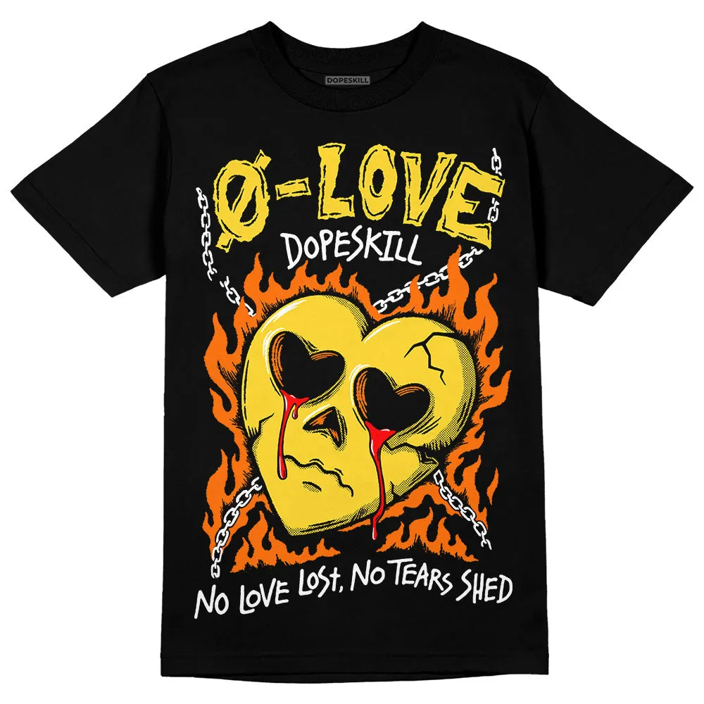 Black Tour Yellow AJ 4 Thunder DopeSkill Unisex T-Shirt Crying Heart Graphic sold by DopeSkill