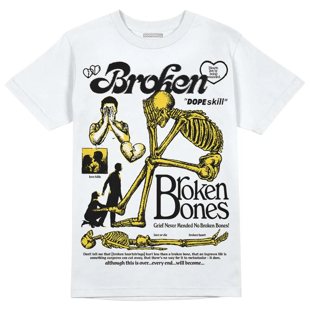 Black Tour Yellow AJ 4 Thunder DopeSkill Unisex T-Shirt Broken Bones Graphic sold by DopeSkill product image thumbnail 2