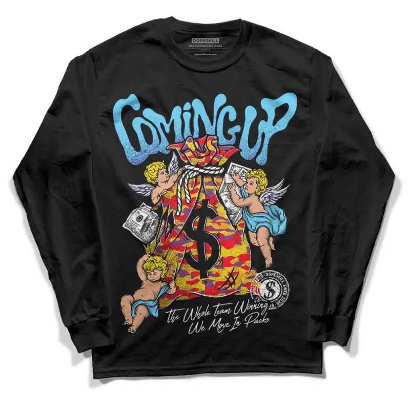 GS 'Six Championships' 1s DopeSkill Long Sleeve T-Shirt Money Bag Coming Up Graphic sold by DopeSkill