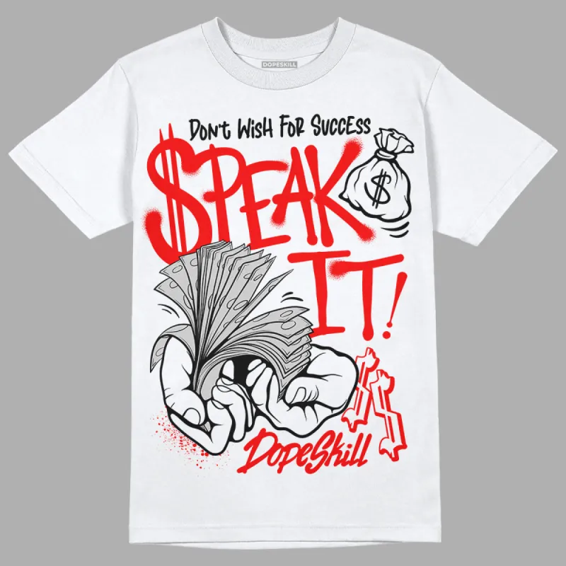 Cherry 12s DopeSkill T-Shirt Speak It Graphic sold by DopeSkill