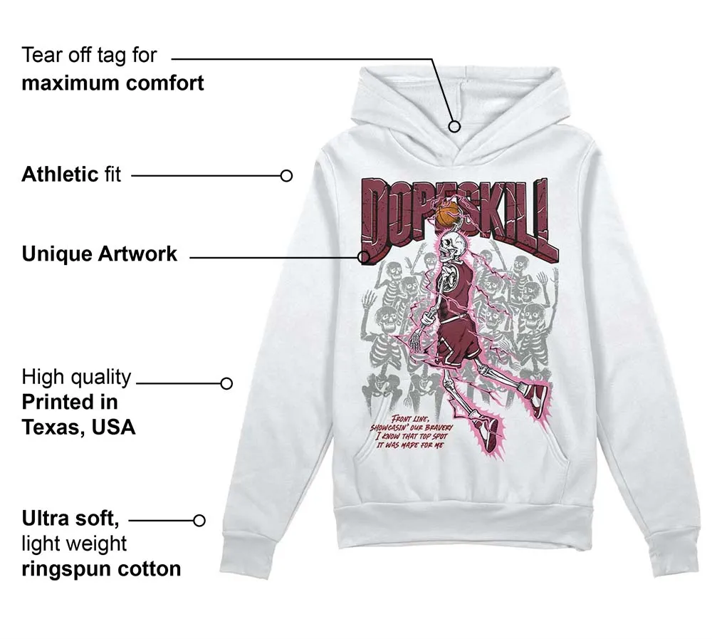 Team Red 1s DopeSkill Hoodie Sweatshirt Thunder Dunk Graphic sold by DopeSkill product image thumbnail 3