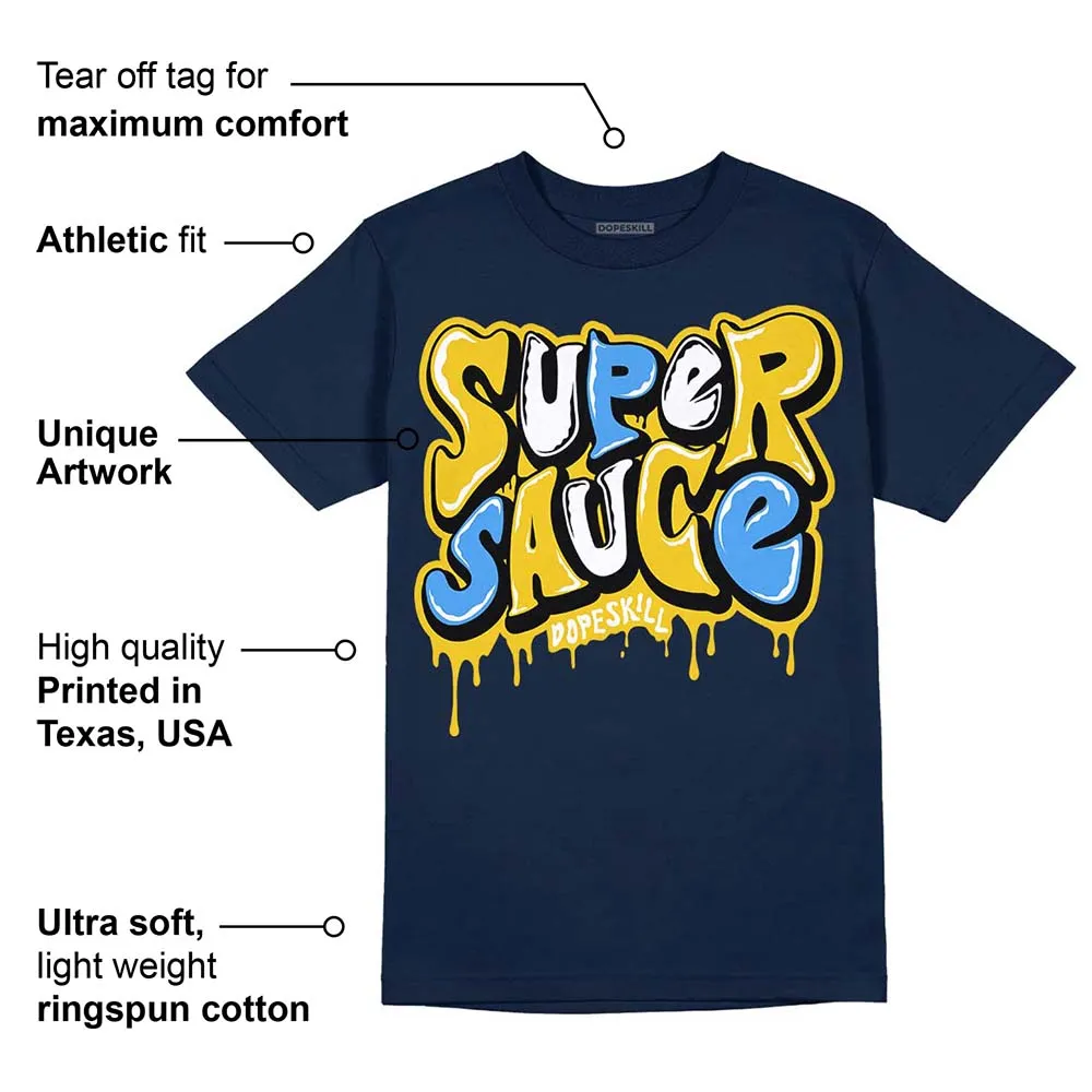 Michigan Dunks DopeSkill Midnight Navy T-Shirt Super Sauce Graphic sold by DopeSkill product image thumbnail 2