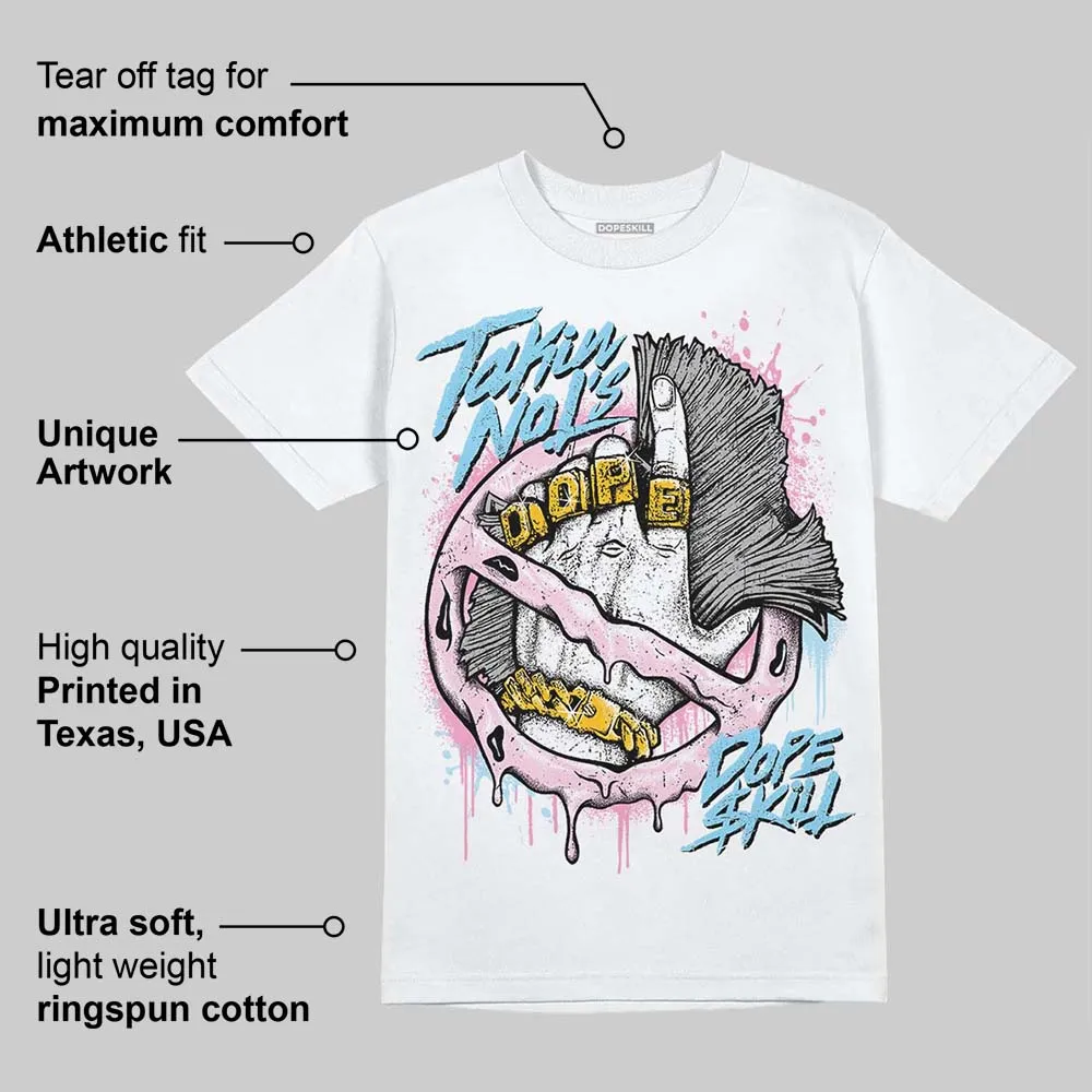 Paw Print Pink Foam 1s DopeSkill T-Shirt Takin No L's Graphic sold by DopeSkill product image thumbnail 3