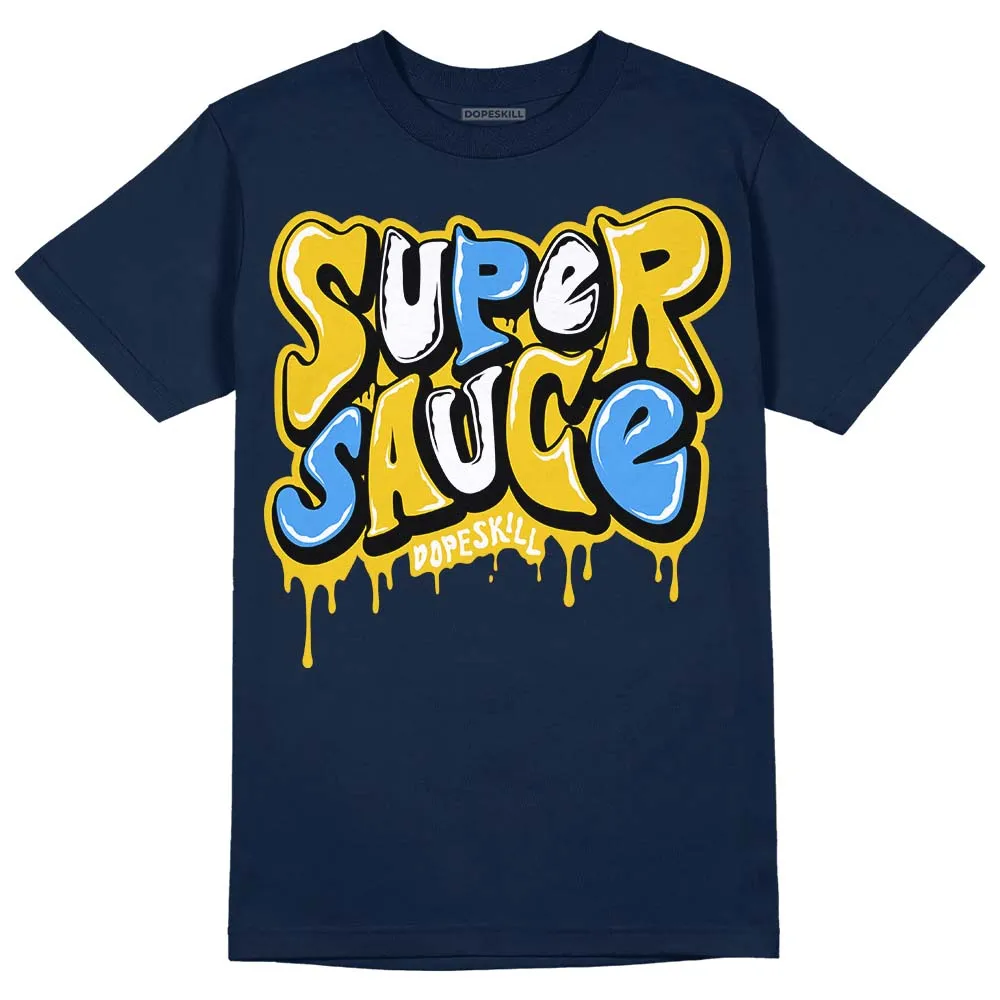 Michigan Dunks DopeSkill Midnight Navy T-Shirt Super Sauce Graphic sold by DopeSkill