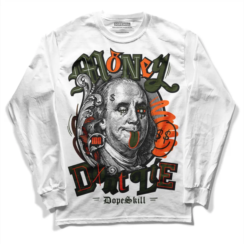 Olive Collection DopeSkill Long Sleeve T-Shirt Money Don't Lie Graphic sold by DopeSkill