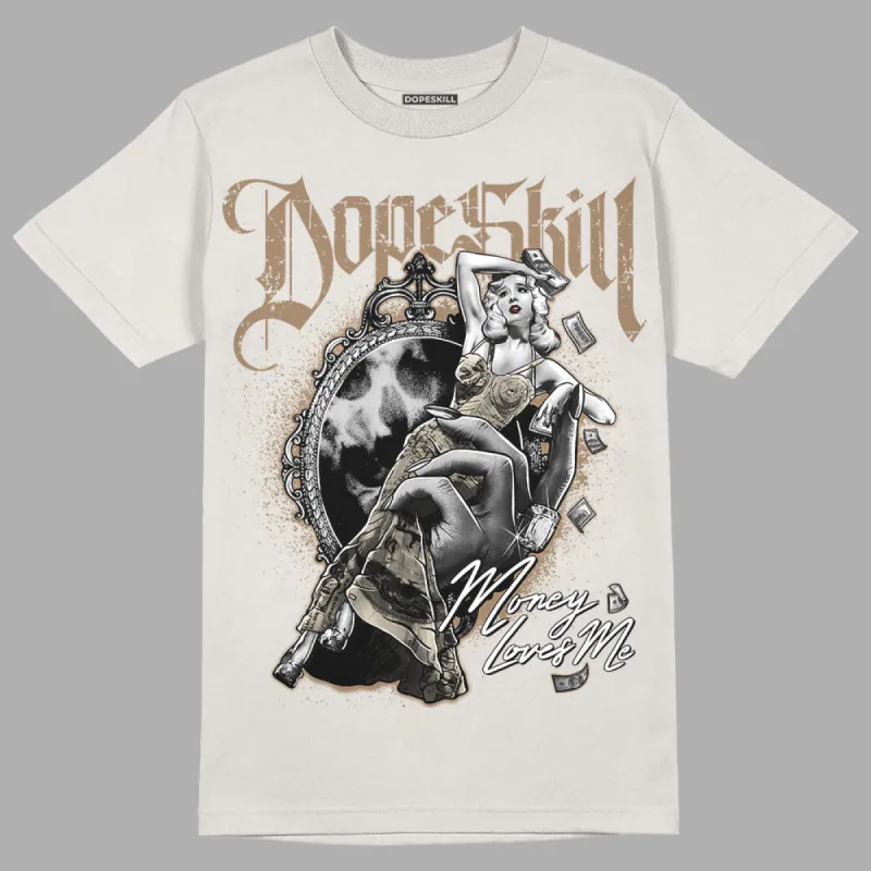 Sail 5s DopeSkill Sand T-shirt Money Loves Me Graphic sold by DopeSkill