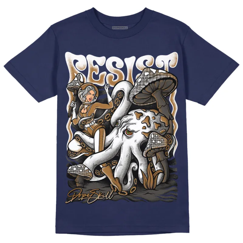 Dunk Premium Tweed Corduroy DopeSkill Navy T-shirt Resist Graphic sold by DopeSkill