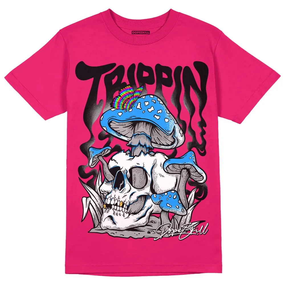 Dunk Obsidian Fierce Pink DopeSkill Pink T-shirt Trippin Graphic sold by DopeSkill