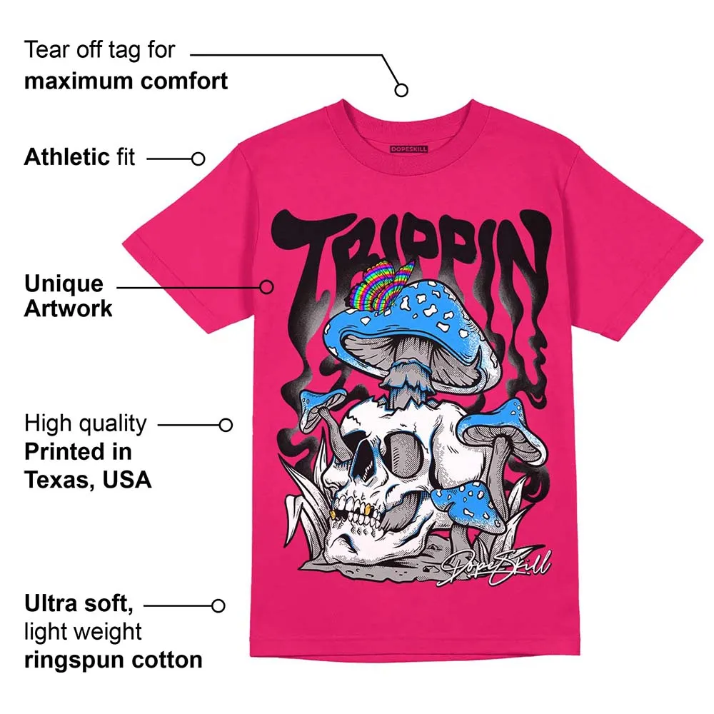 Dunk Obsidian Fierce Pink DopeSkill Pink T-shirt Trippin Graphic sold by DopeSkill product image thumbnail 2