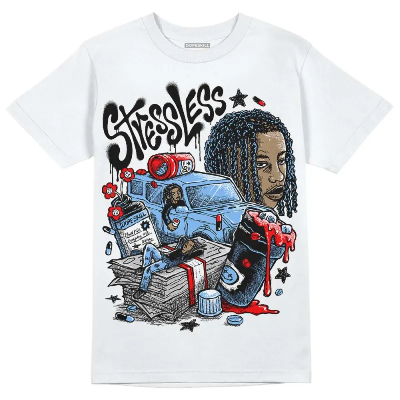 Powder Blue 9s DopeSkill T-Shirt Stressless Graphic sold by DopeSkill