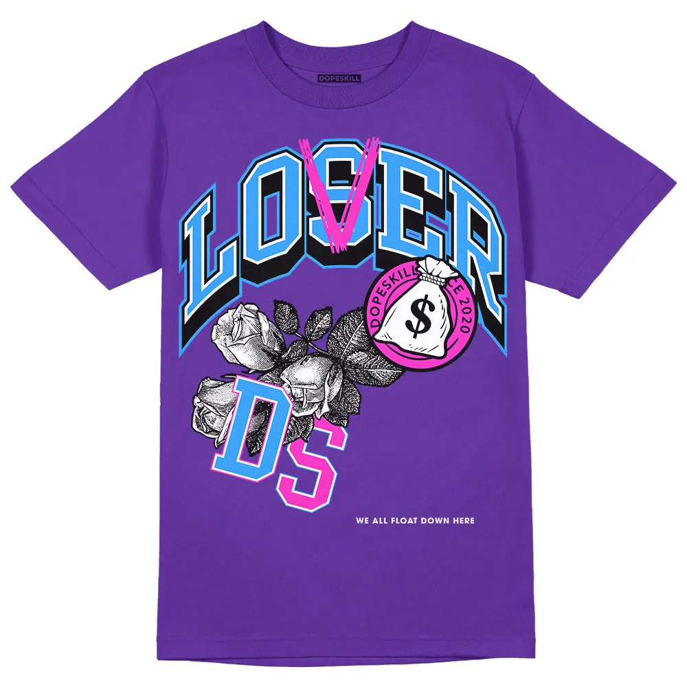 Dunk Purple Championship Court White DopeSkill Purple T-shirt Loser Lover Graphic sold by DopeSkill
