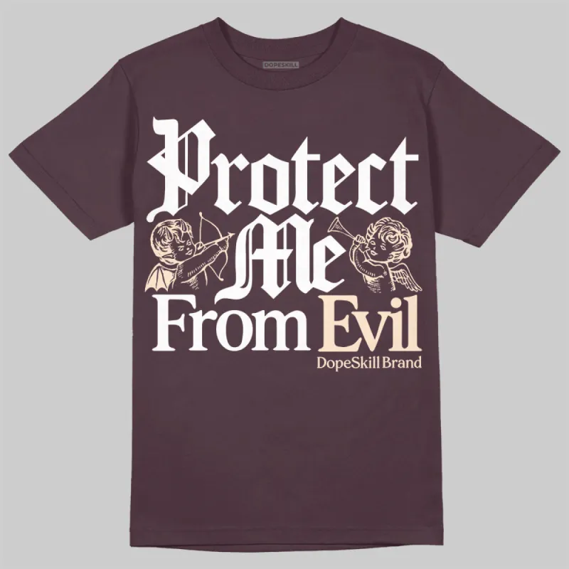 Burgundy Crush 3s DopeSkill Maroon T-shirt Protect Me From Evil Graphic sold by DopeSkill