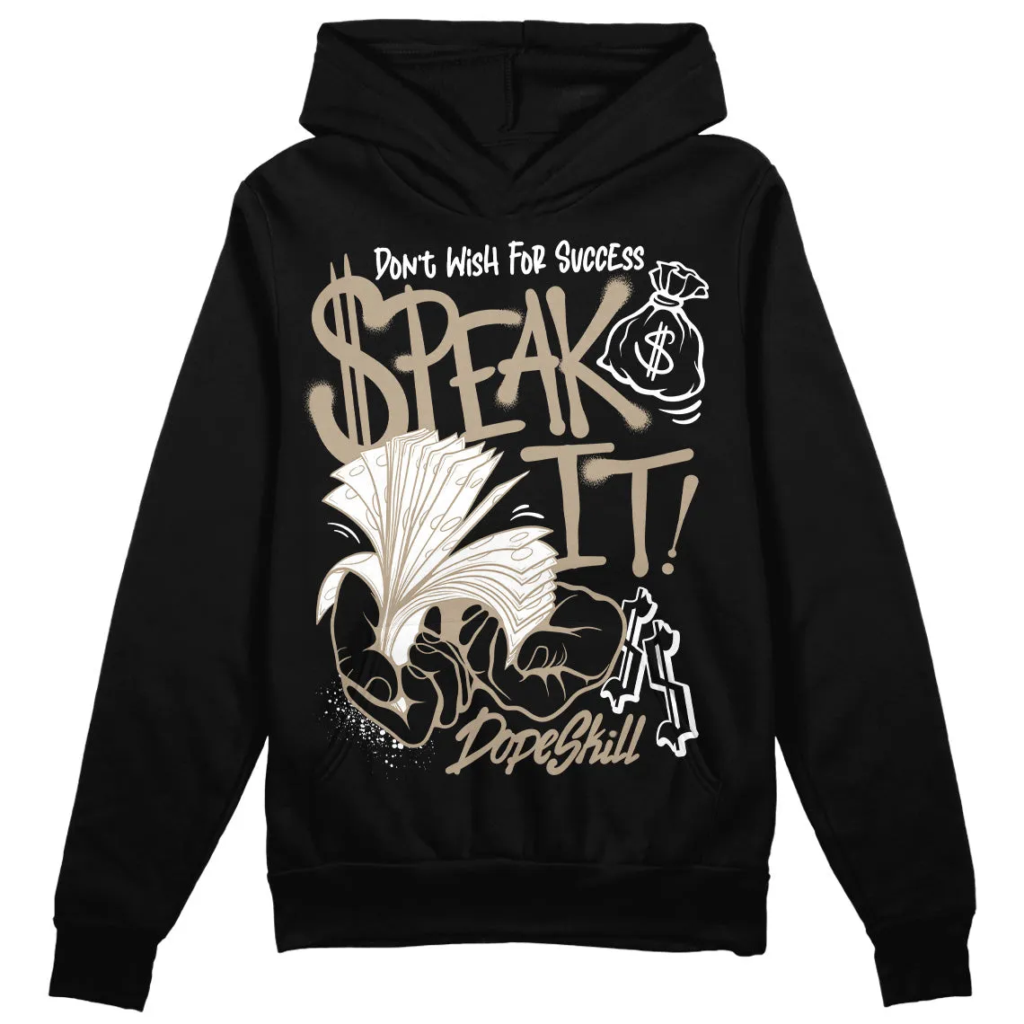 Latte 1s DopeSkill Hoodie Sweatshirt Speak It Graphic sold by DopeSkill product image thumbnail 2