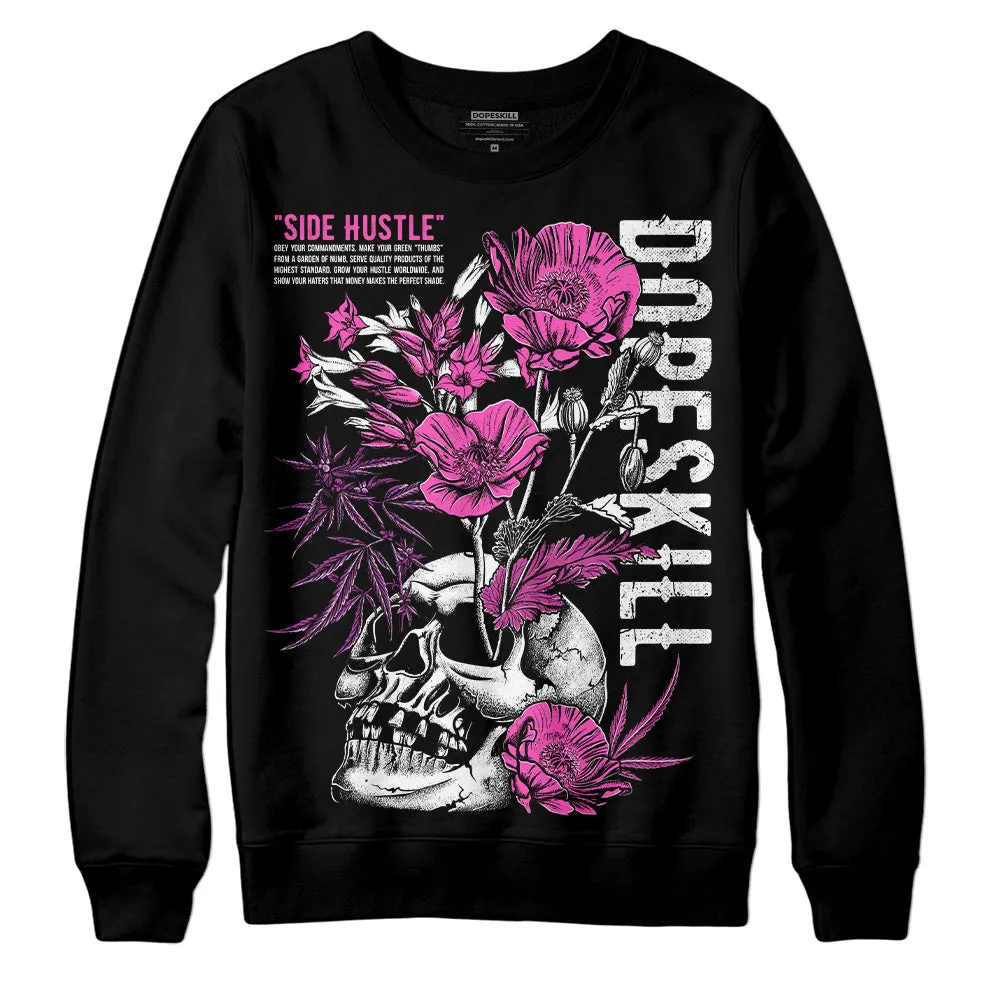 Hyper Violet 4s DopeSkill Sweatshirt Side Hustle Graphic sold by DopeSkill product image thumbnail 2
