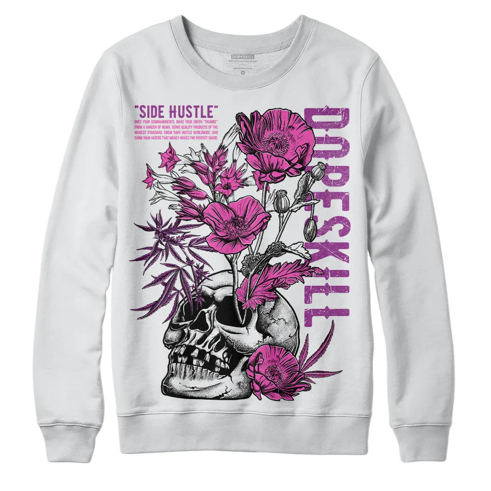Hyper Violet 4s DopeSkill Sweatshirt Side Hustle Graphic sold by DopeSkill