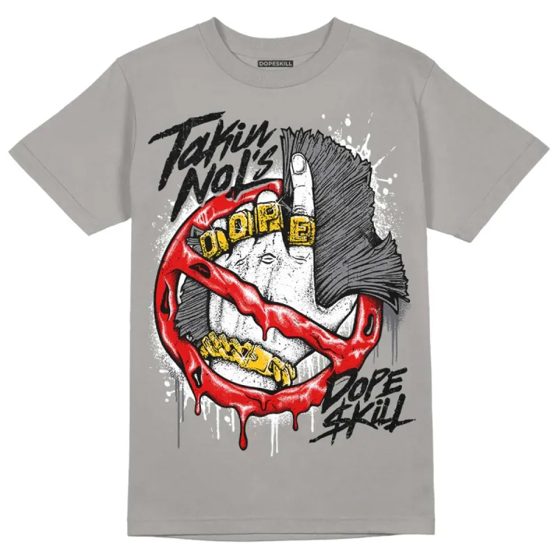 Wet Cement 4s DopeSkill Grey T-shirt Takin No L's Graphic sold by DopeSkill