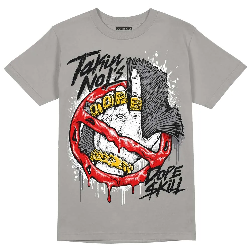 Wet Cement 4s DopeSkill Grey T-shirt Takin No L's Graphic sold by DopeSkill