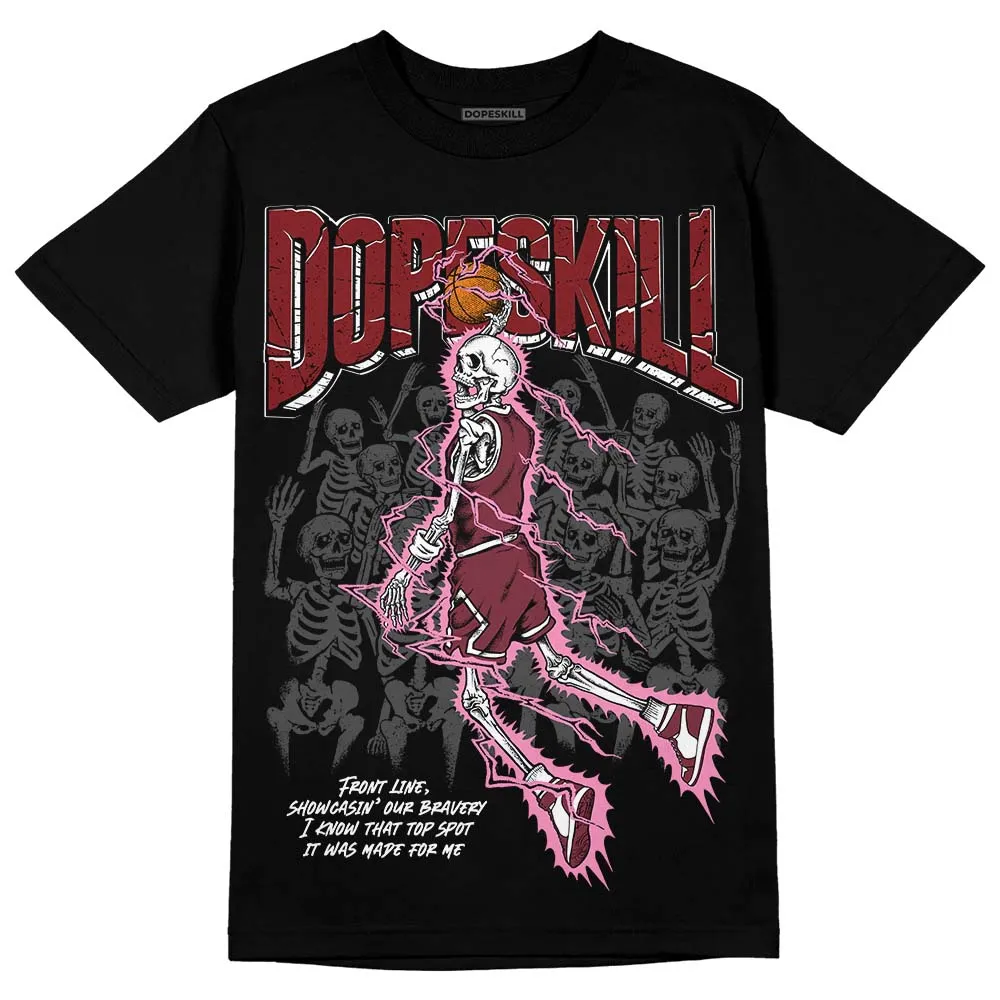 Team Red 1s DopeSkill T-Shirt Thunder Dunk Graphic sold by DopeSkill product image thumbnail 2