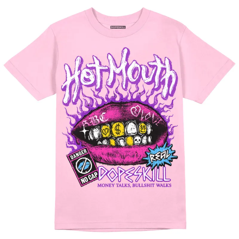 Pink Collection DopeSkill Pink T-shirt Hot Mouth Graphic sold by DopeSkill