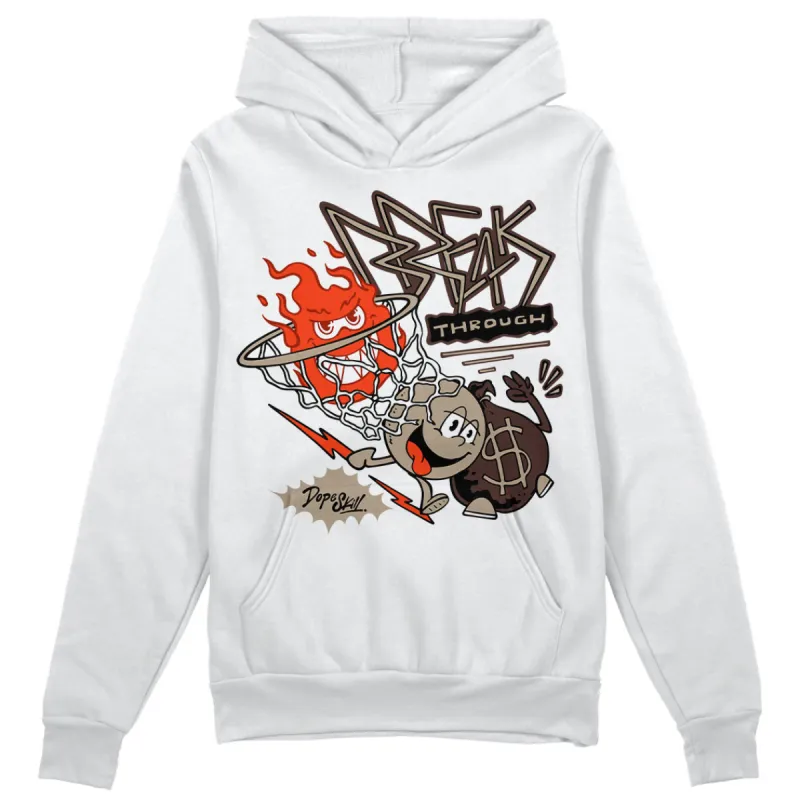 Latte 1s DopeSkill Hoodie Sweatshirt Break Through Graphic sold by DopeSkill