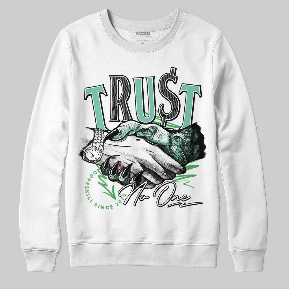 Green Glow 1s DopeSkill Sweatshirt Trust No One Graphic sold by DopeSkill product image thumbnail 2