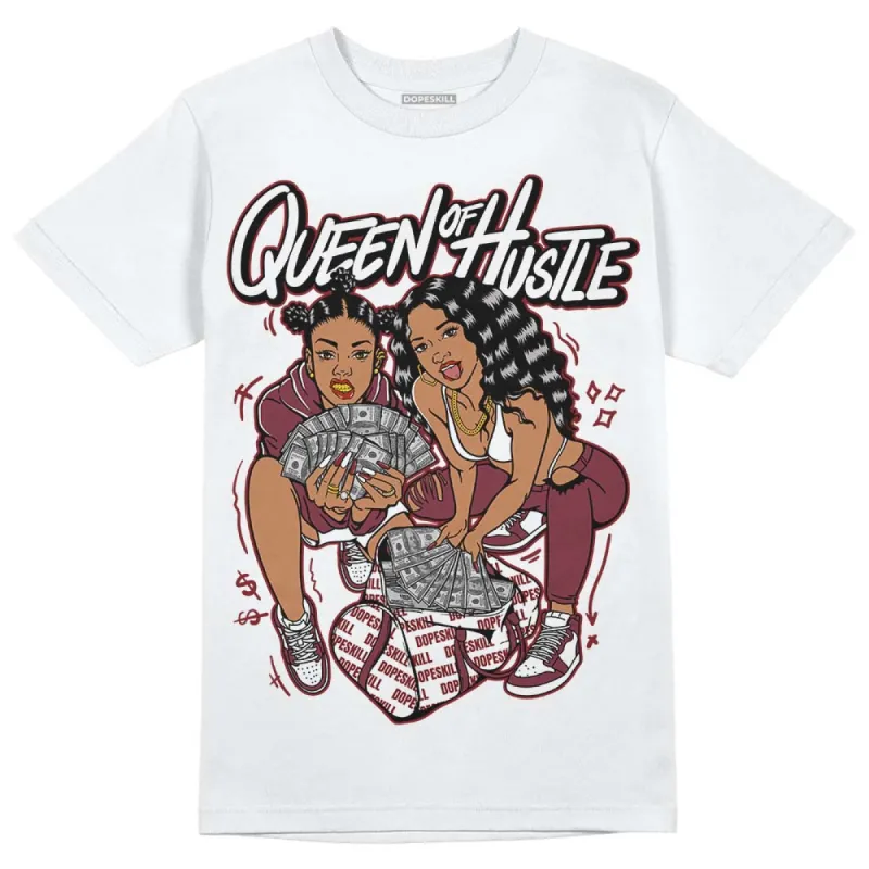 Team Red 1s DopeSkill T-Shirt Queen Of Hustle Graphic sold by DopeSkill