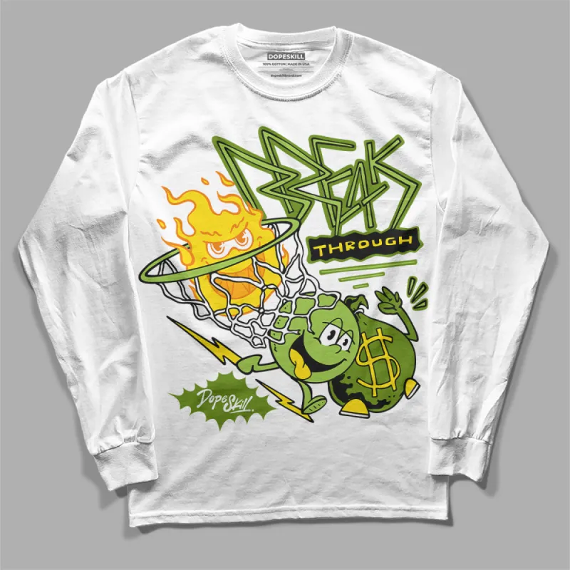 Dunk 'Chlorophyll' DopeSkill Long Sleeve T-Shirt Break Through Graphic sold by DopeSkill
