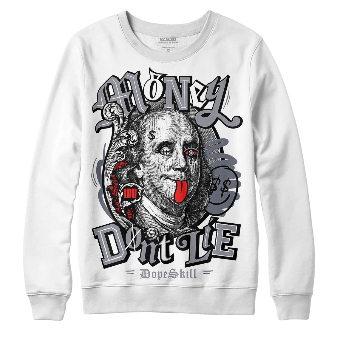 Stealth 14s DopeSkill Sweatshirt Money Don't Lie Graphic sold by DopeSkill