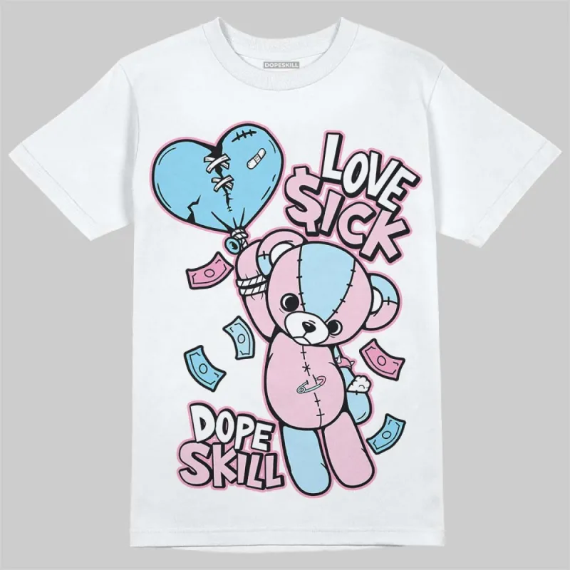 Paw Print Pink Foam 1s DopeSkill T-Shirt Love Sick Graphic sold by DopeSkill