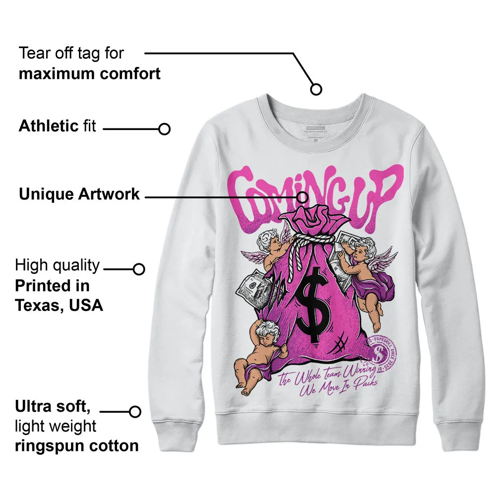 Hyper Violet 4s DopeSkill Sweatshirt Money Bag Coming Up Graphic sold by DopeSkill product image thumbnail 3