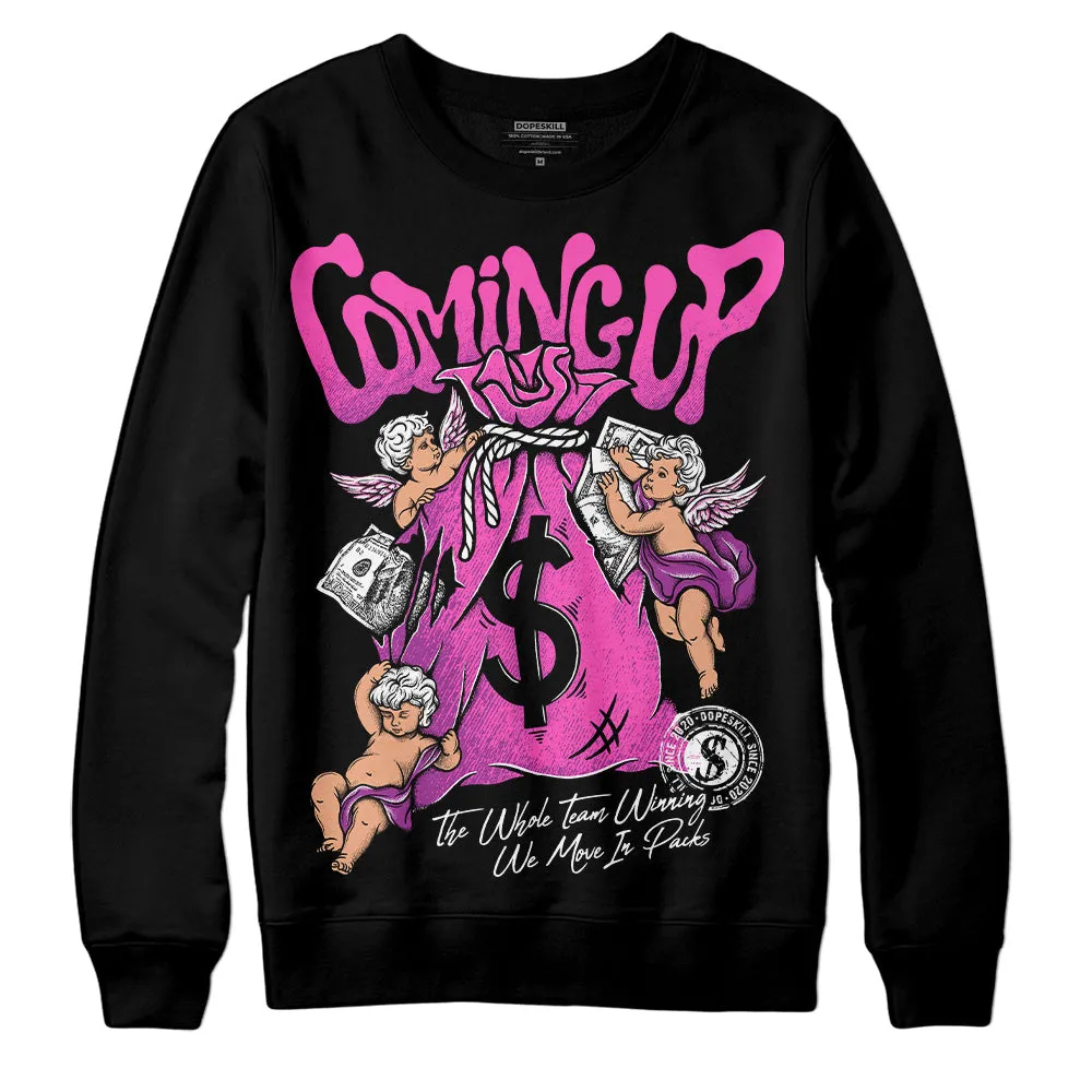 Hyper Violet 4s DopeSkill Sweatshirt Money Bag Coming Up Graphic sold by DopeSkill product image thumbnail 2