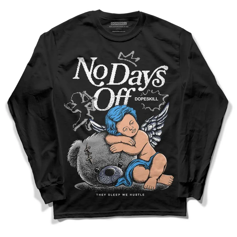 AJ Spizike White Obsidian DopeSkill Long Sleeve T-Shirt New No Days Off Graphic sold by DopeSkill product image thumbnail 2