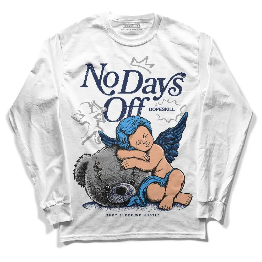 AJ Spizike White Obsidian DopeSkill Long Sleeve T-Shirt New No Days Off Graphic sold by DopeSkill