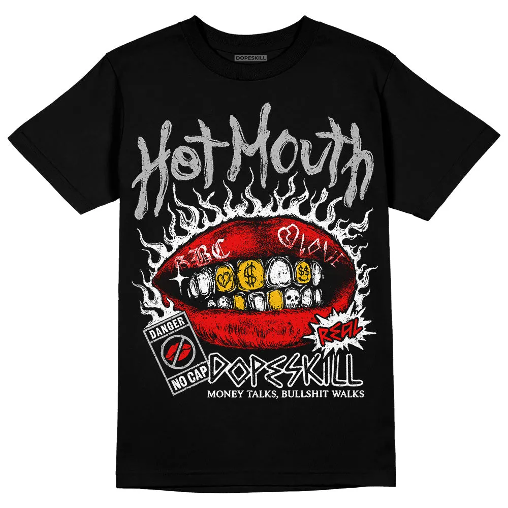 Black and White Collection DopeSkill T-Shirt Hot Mouth Graphic sold by DopeSkill