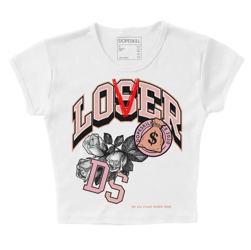 Legend Pink 11s DopeSkill Women's Crop Top Loser Lover Graphic sold by DopeSkill