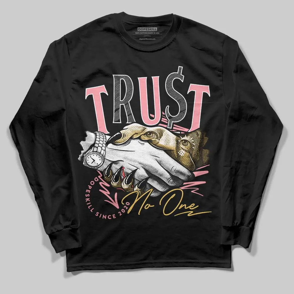 Red Stardust 3s DopeSkill Long Sleeve T-Shirt Trust No One Graphic sold by DopeSkill product image thumbnail 2