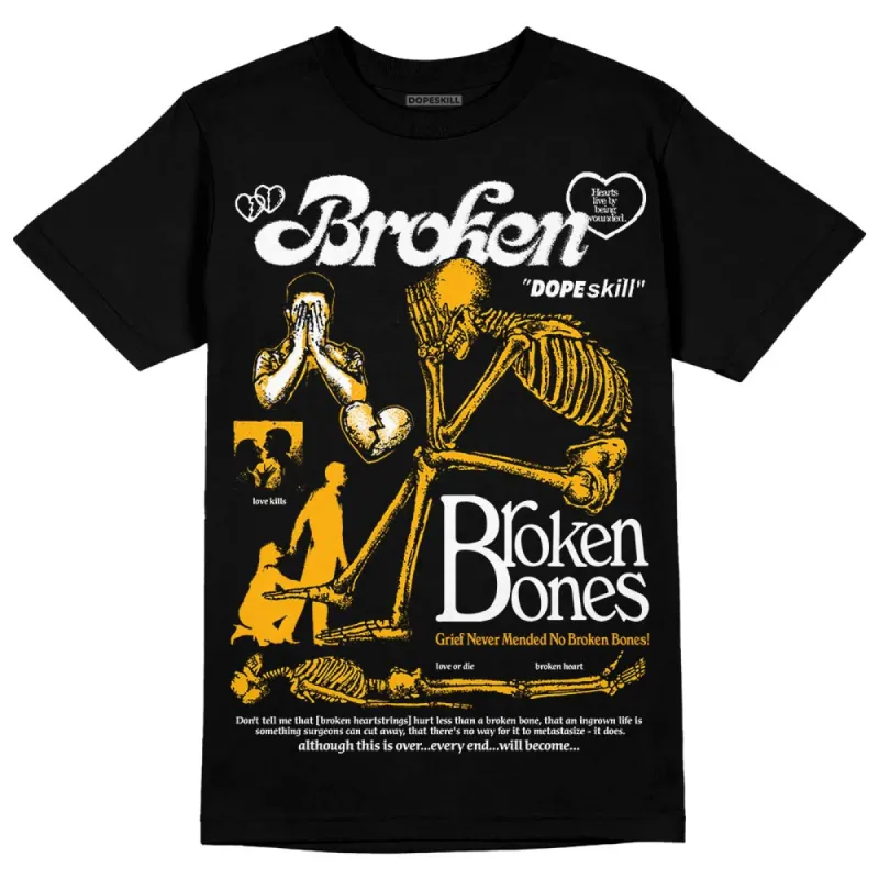Goldenrod Dunk DopeSkill T-Shirt Broken Bones Graphic sold by DopeSkill