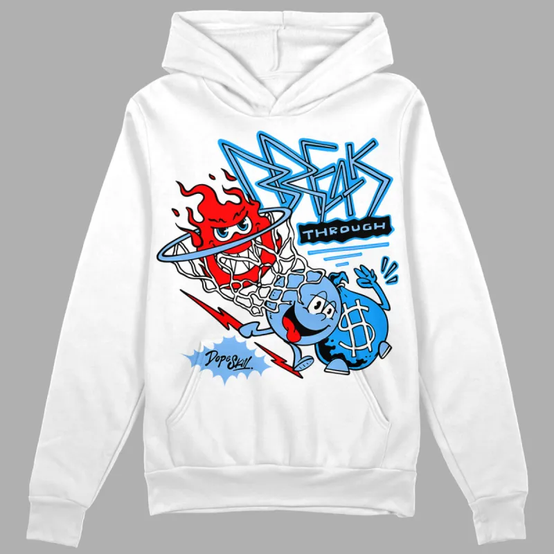 Powder Blue 9s DopeSkill Hoodie Sweatshirt Break Through Graphic sold by DopeSkill