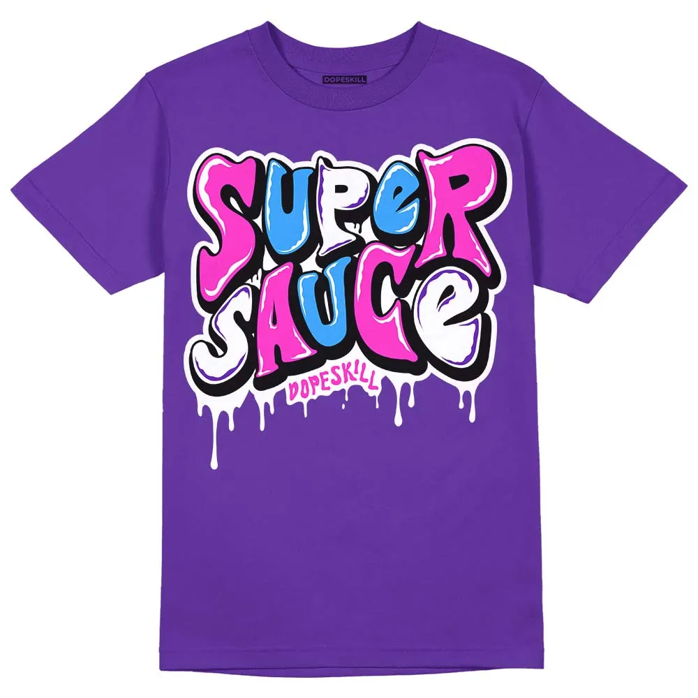Dunk Purple Championship Court White DopeSkill Purple T-shirt Super Sauce Graphic sold by DopeSkill
