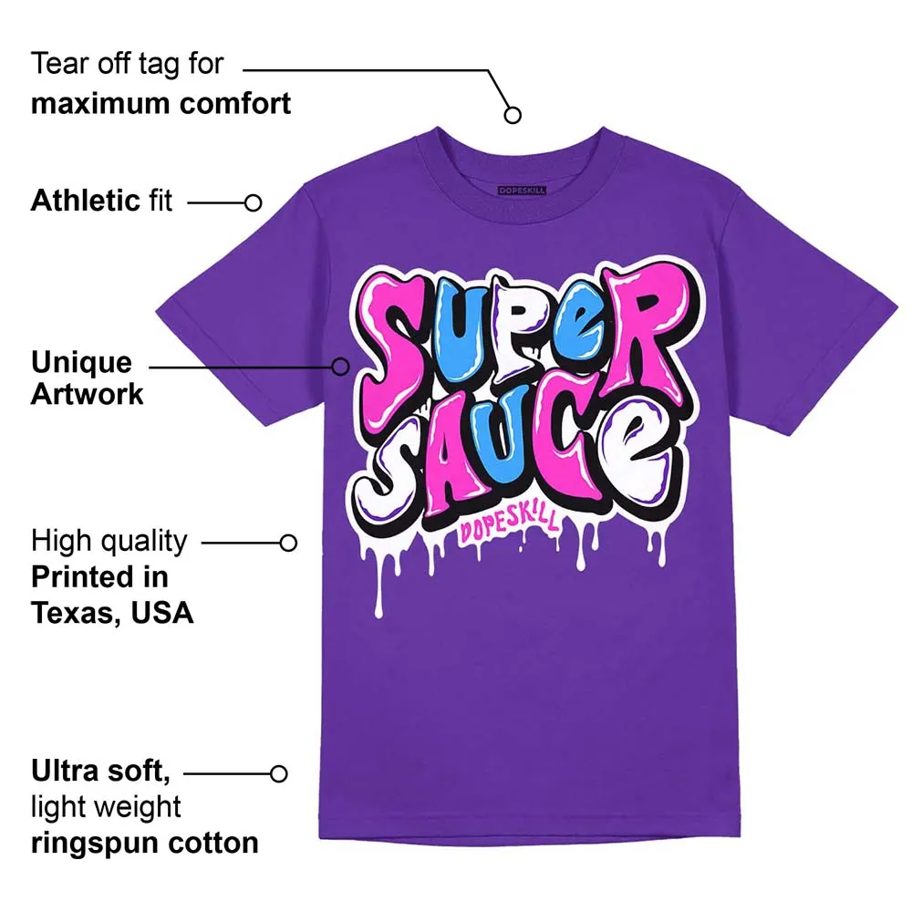 Dunk Purple Championship Court White DopeSkill Purple T-shirt Super Sauce Graphic sold by DopeSkill product image thumbnail 2